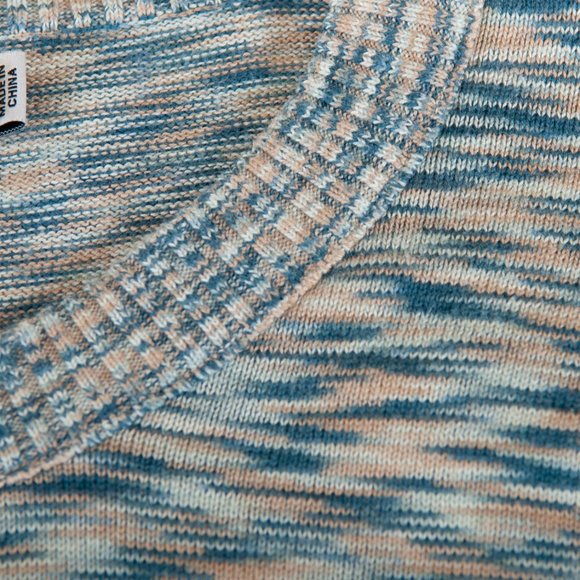 J.Lindeberg Blue Mix Cotton Crew Neck Sweater - Picture 3 of 3